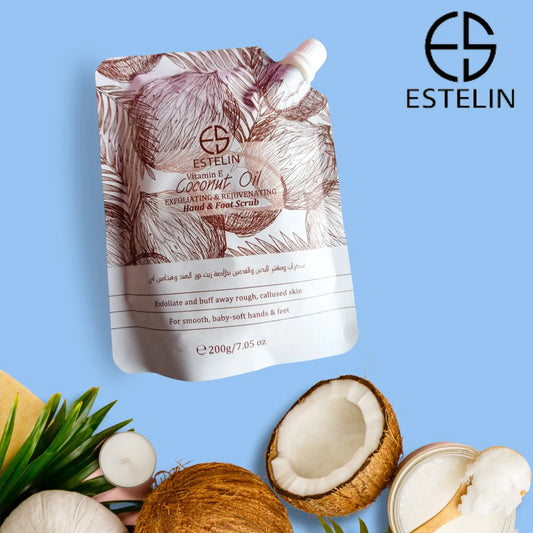 Estelin Vitamin E Coconut Oil Hand & Foot Scrub ES-0111