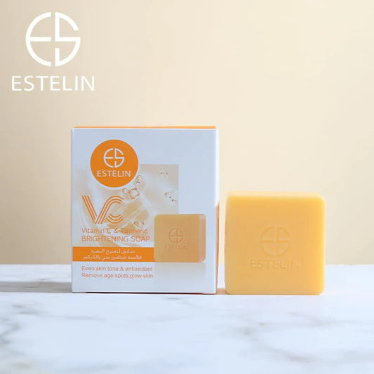 Estelin Vitamin C & Turmeric Brightening Soap ES-0124