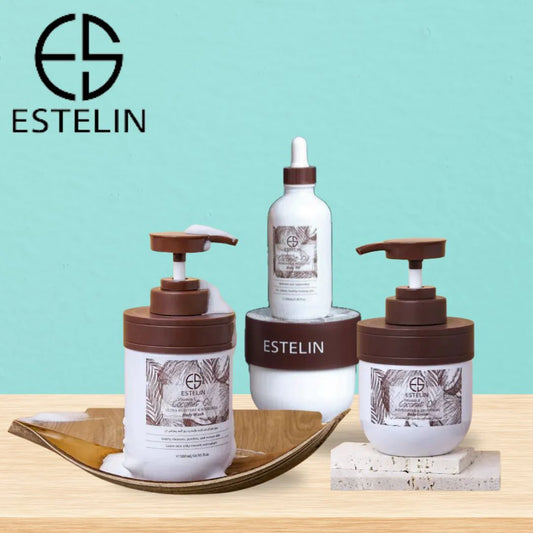 Estelin Vitamin E Coconut Oil Body Care 4 Piece Set ES-0140