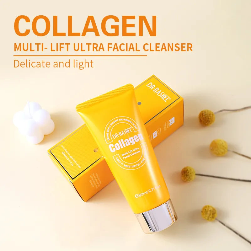 Dr.Rashel Collagen Multi-Lift Ultra Essence Facial Cleanser OEM 80ml Face Wash