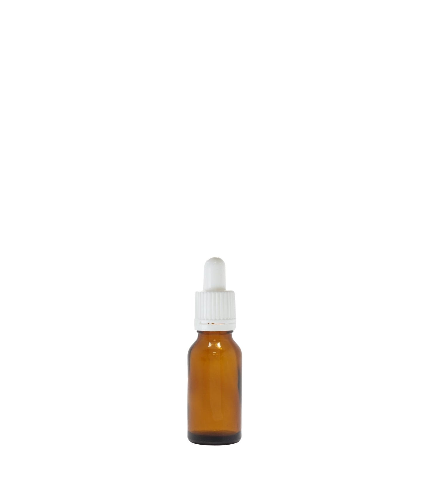 20ml Amber Glass Dropper Bottle With White Pipette Pack Of 25 Units