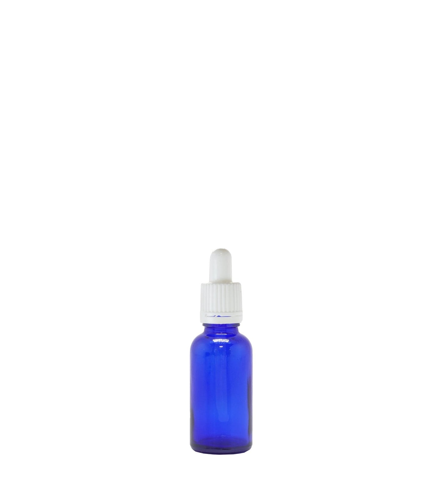 30ml Blue Glass Dropper Bottle With White Pipette Box Of 50 Units