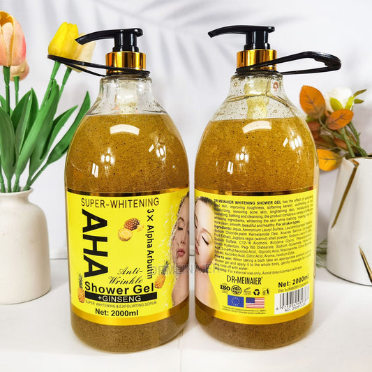 2Litres AHA Super Whitening Shower Gel Pack Of 12