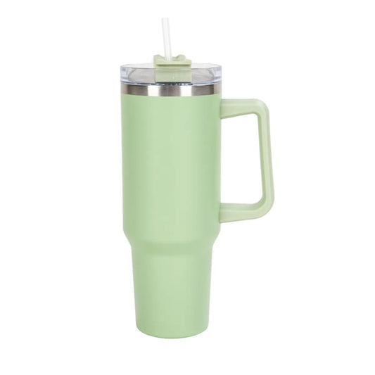 1Litre  Insulated Cup With Straw