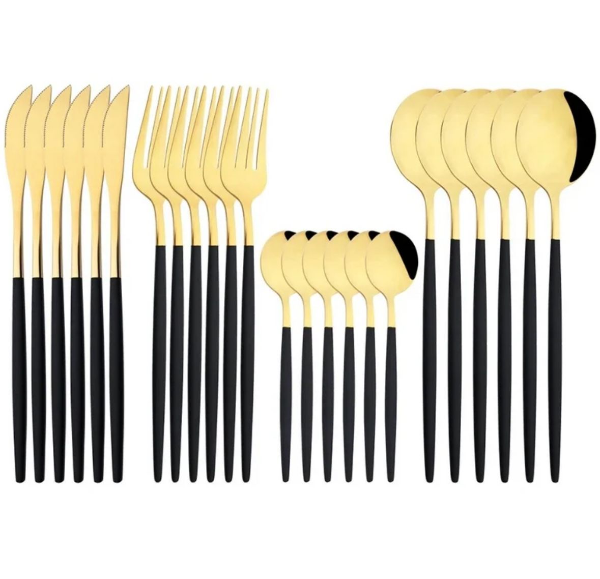 24 Piece Fancy Cutlery Set Comes In Different Colors
