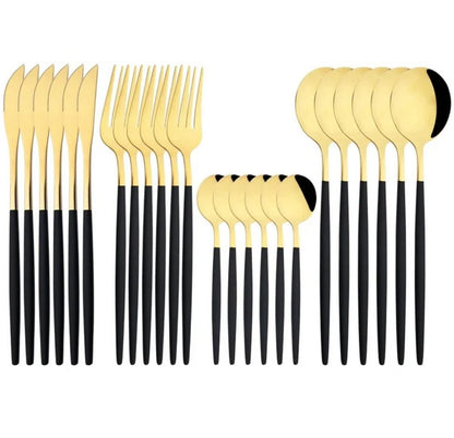 24 Piece Fancy Cutlery Set Comes In Different Colors