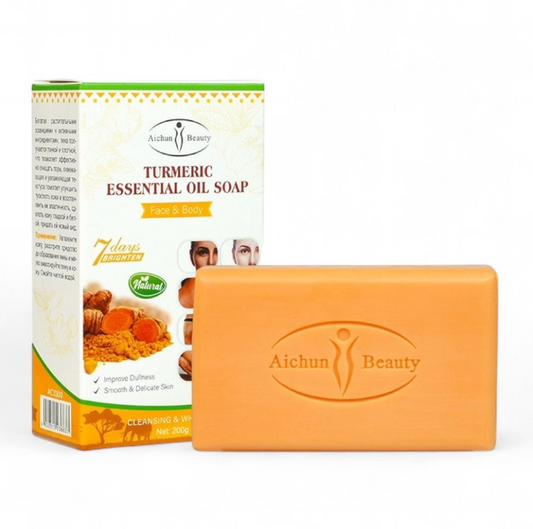 200g Aichun Beauty Turmeric Essential Oil Soap Pack of 12