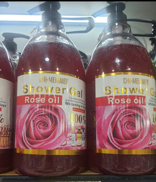 2Litres Rose Oil Skin Whitening Shower Gel Pack Of 12