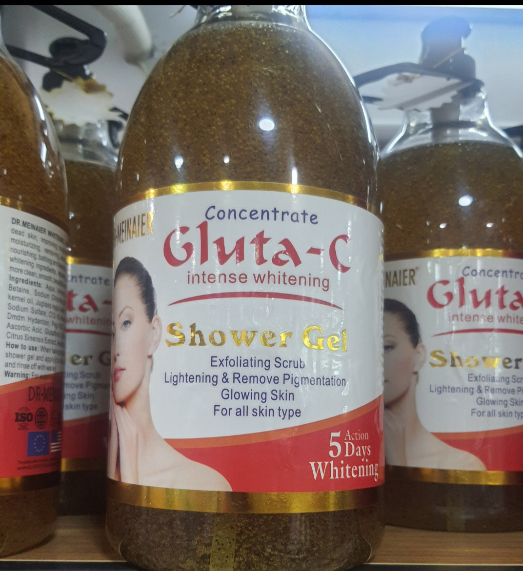 2Litres Gluta C Skin Lightening Shower Gel Pack Of 12