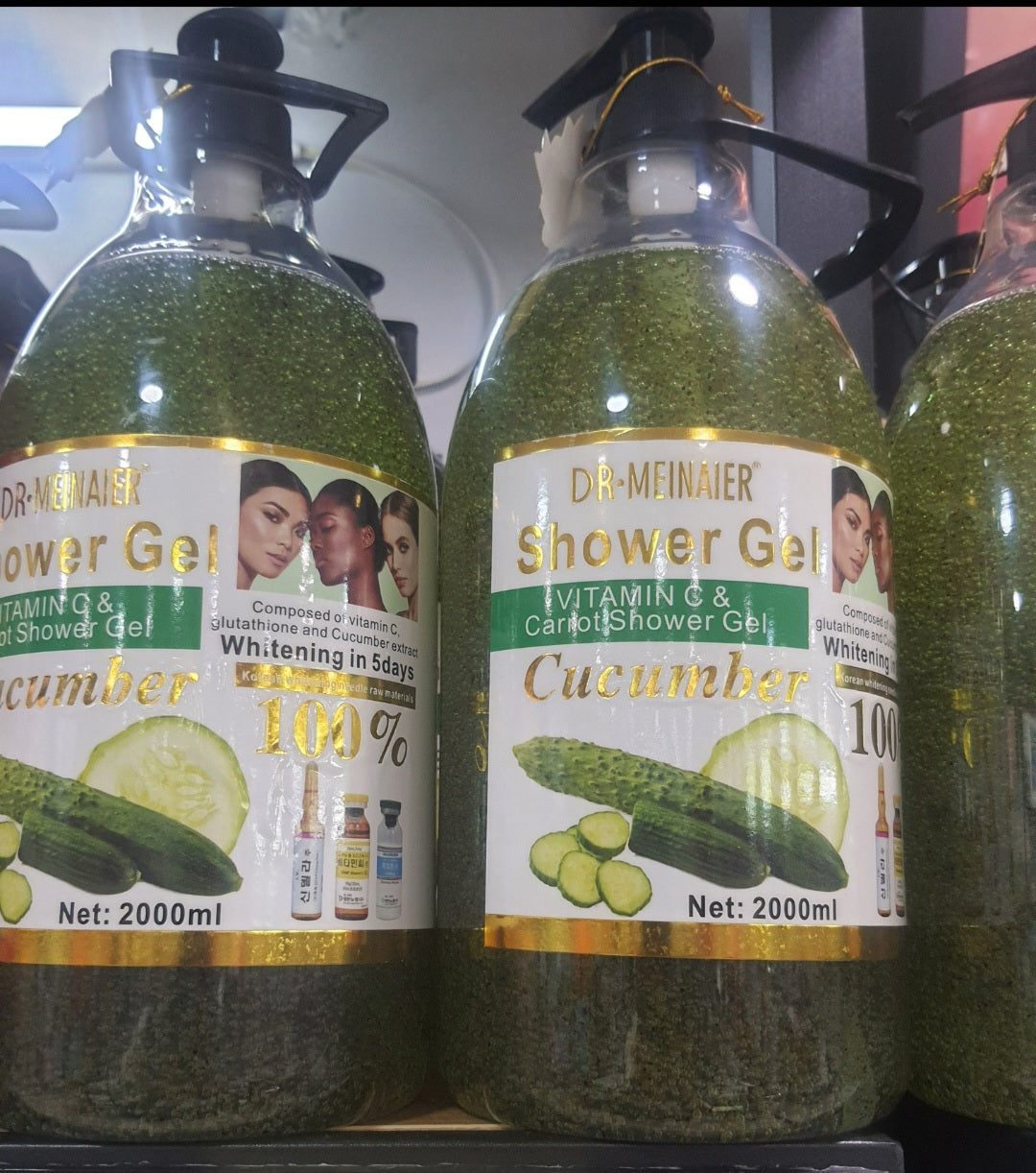 2Litres Cucumber Whitening Shower Gel Pack Of 6