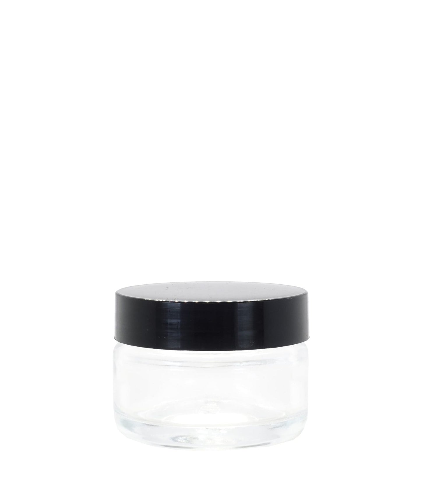 50g Clear Glass Jar With Black Lid Pack Of 25 Units