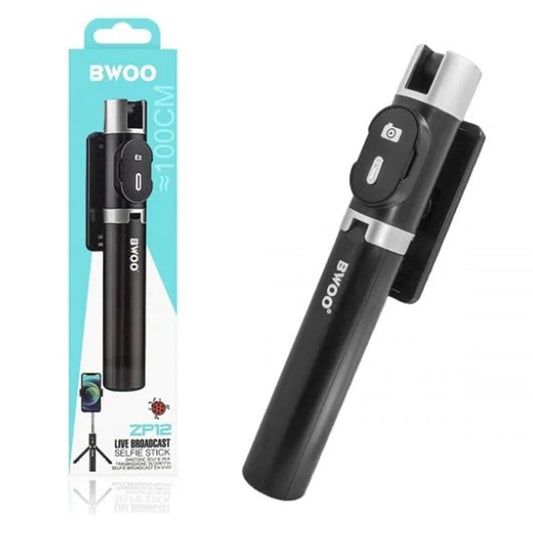 BWOO Wireless Bluetooth Control Selfie Stick/Tripod BO-ZP12