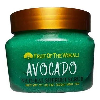 600g Fruit Of The Wokali Avocado Natural Sherbet Scrub