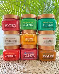 600g Fruit Of The Wokali Strawberry Natural Sherbet Scrub