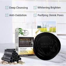 100g Argan Oil & Bamboo Charcoal Soap Pack Of 12 Units