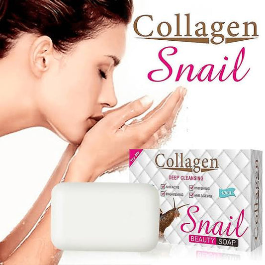 100g Collagen Snail Deep Cleansing Soap Pack Of 12