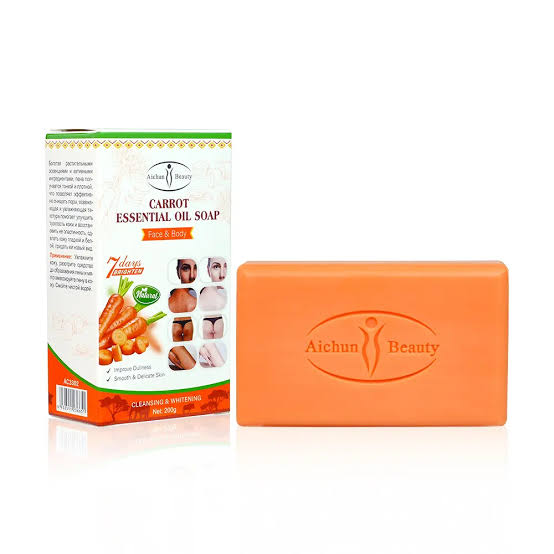 200g Aichun Beauty Carrot Essential Oil Soap Pack of 6