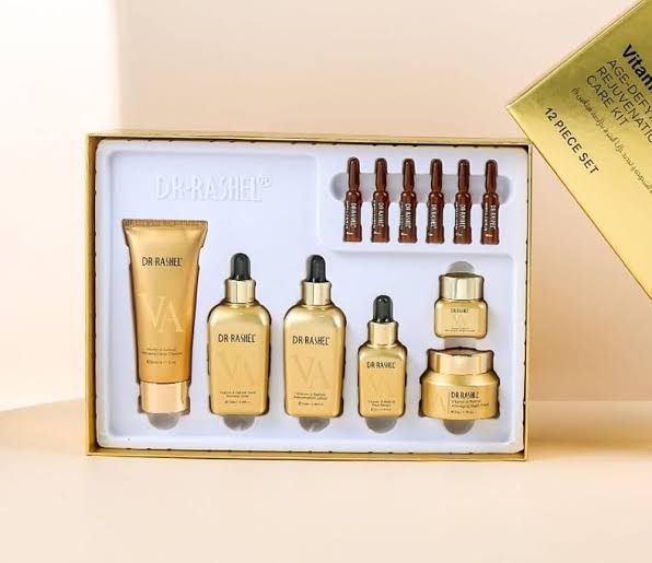 12 Piece Set Dr Rashel Vitamin A Retinol Cleanser, Lotion, Toner, Eye & Night Cream