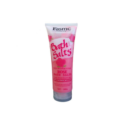 380g Fasmc Whitening Bath Salts & Body Massage Scrub- Rose