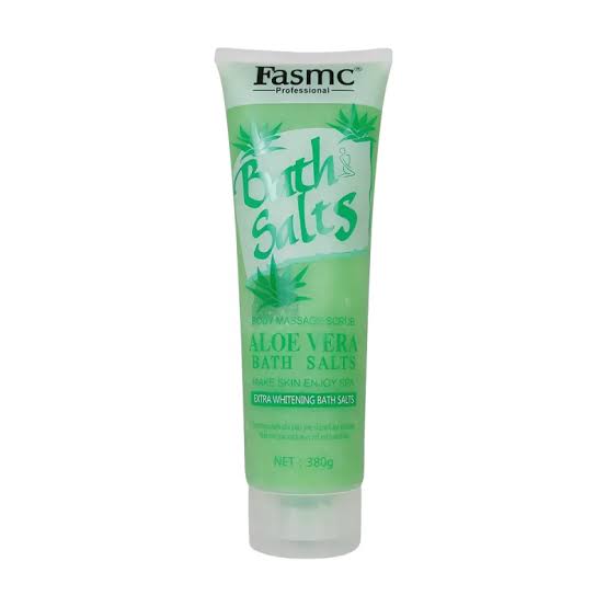 380g Pack Of 12 Fasmc Bath Salts Body Massage Scrub - Aloe Vera