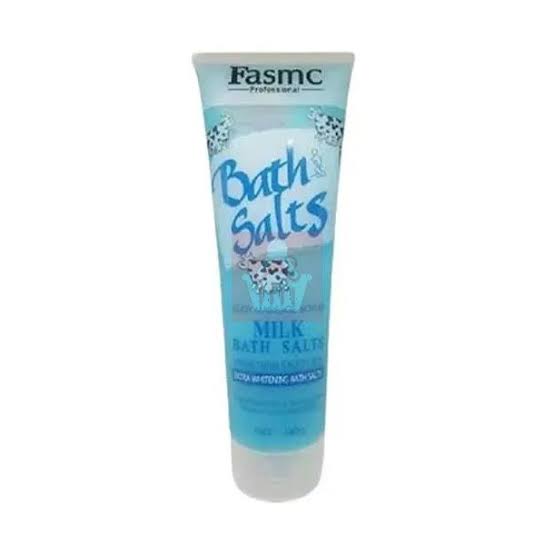 380g Fasmc Bath Salts Body Massage Scrub - Milk Blue