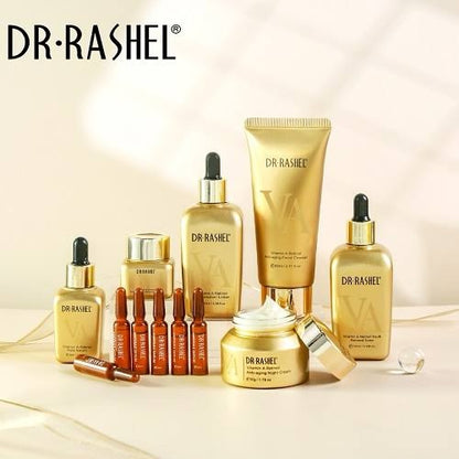 12 Piece Set Dr Rashel Vitamin A Retinol Cleanser, Lotion, Toner, Eye & Night Cream