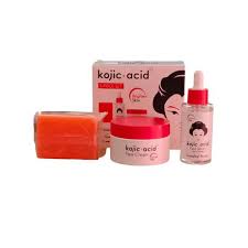3 Pack Kojic Acid Skin Brightening Combo