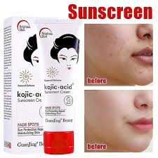 80g Skin Brighten Kojic Acid Sunscreen SPF 50
