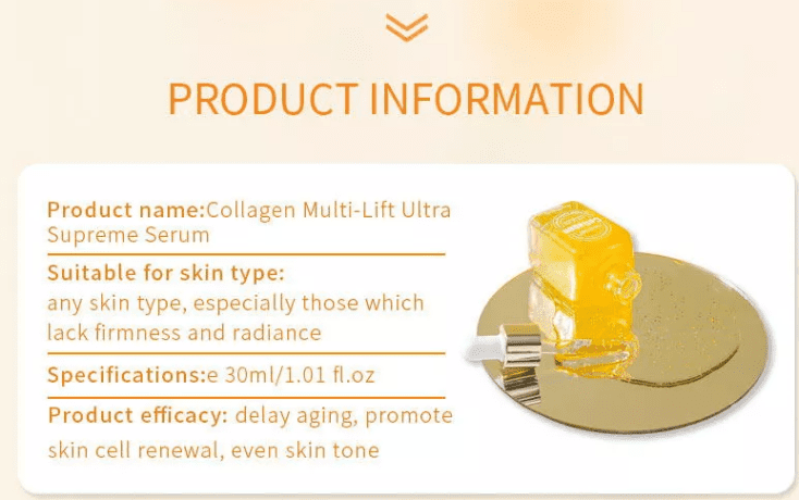 30ml Dr.Rashel Collagen Multi-lift Ultra Supreme Face Serum DRL-1678