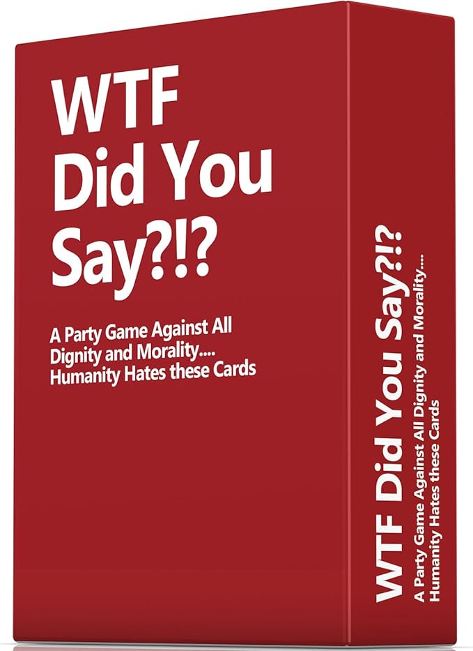 WTF Did You Say - A Party Game Against All Dignity and Morality